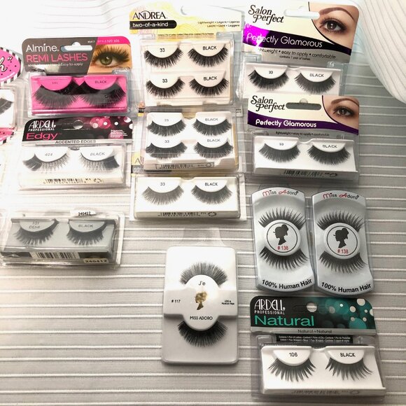 Variety Brand Pack of 20 | Dramatically Thick and Dense Ardell Eyelashes | Black - Picture 4 of 5